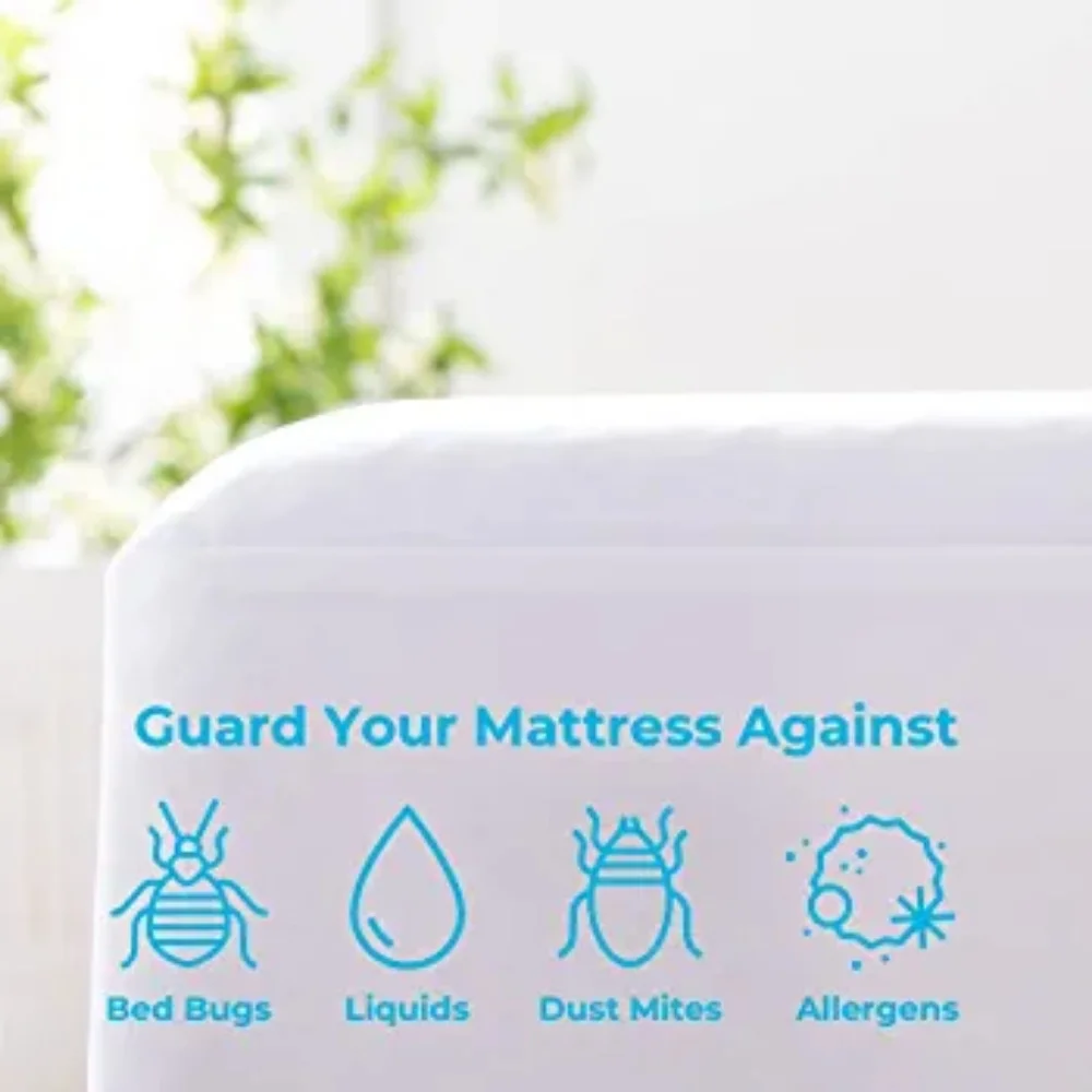 Linenspa Zippered Mattress Encasement - Waterproof & Bed Bug Proof - Premium Noi